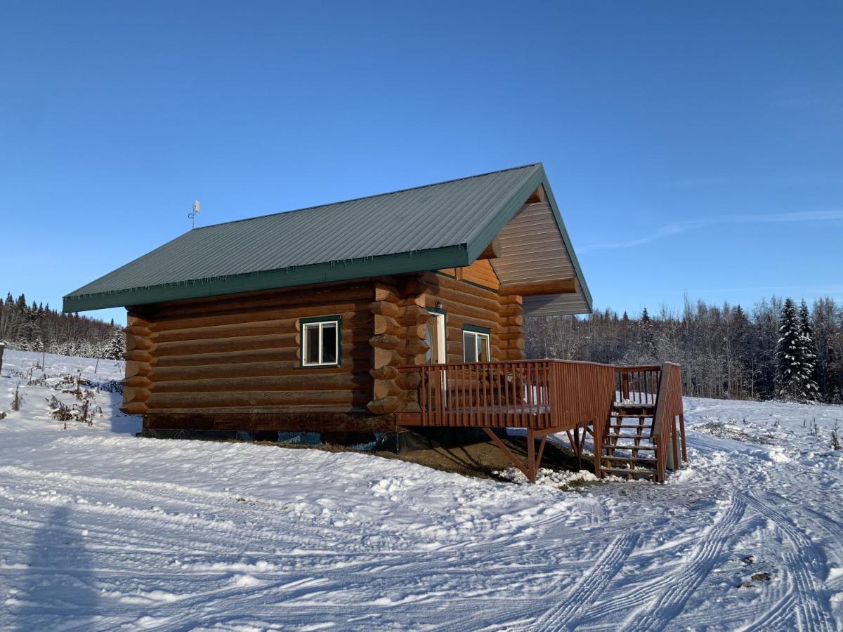Secluded Log Cabin, 30 Min From Chena Hot Springs Pleasant Valley Kültér fotó