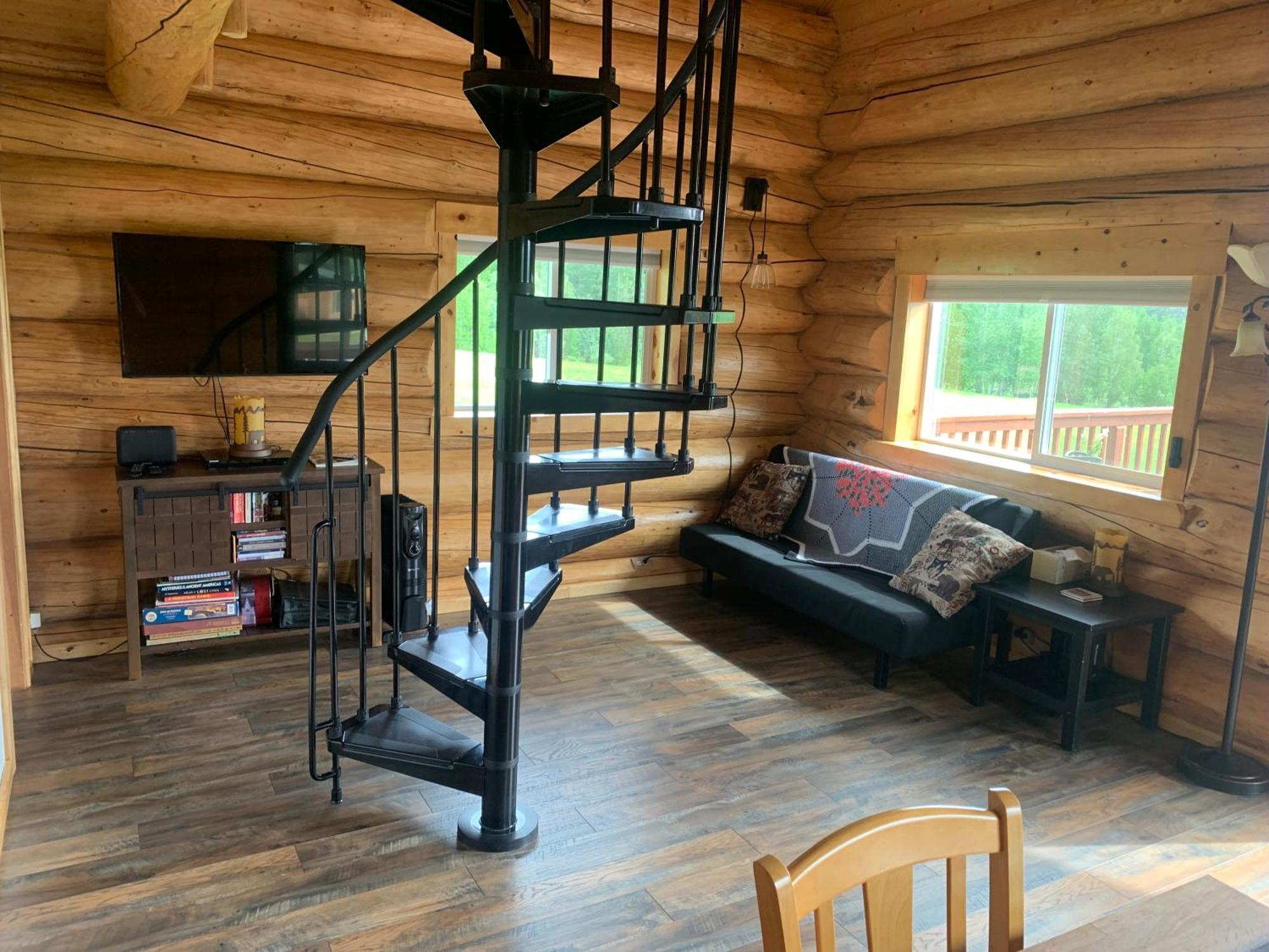 Secluded Log Cabin, 30 Min From Chena Hot Springs Pleasant Valley Kültér fotó